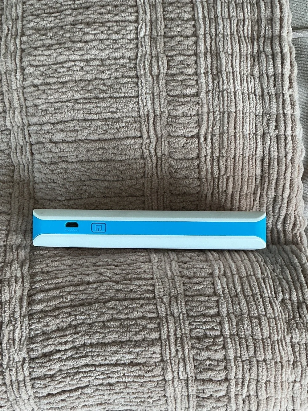 White Portable Power Bank - Slim External Charger by a data